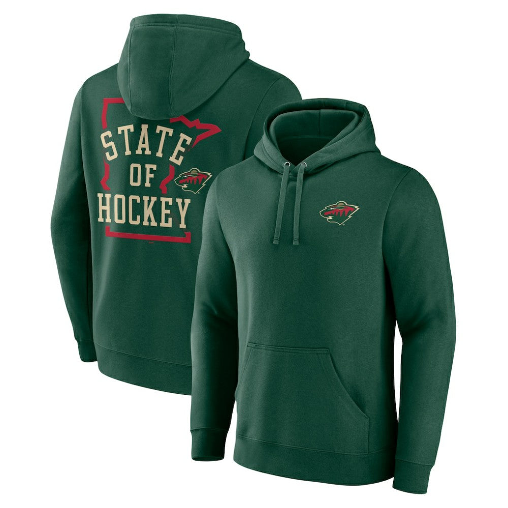 Minnesota Wild Territorial Pullover Hoodie Green