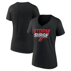Carolina Hurricanes Women's Represent V-Neck T-Shirt Black