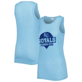 Kansas City Royals Soft as a Grape Women's Tri-Blend Tank Top - Royal