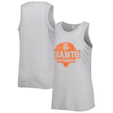 San Francisco Giants Soft as a Grape Women's Tri-Blend Tank Top - Gray