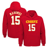 Patrick Mahomes Kansas City Chiefs Youth Mainliner Player Name & Number Pullover Hoodie - Red on sale
