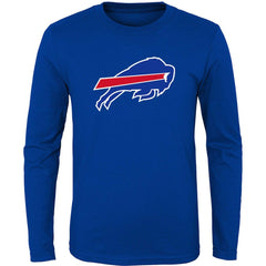 Buffalo Bills Youth Primary Logo Long Sleeve T-Shirt - Royal discount
