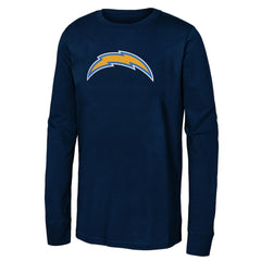 Los Angeles Chargers Youth Primary Logo Long Sleeve T-Shirt - Navy sale