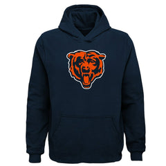 Chicago Bears Youth Team Logo Pullover Hoodie - Navy on sale