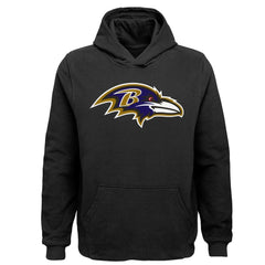 Baltimore Ravens Youth Team Logo Pullover Hoodie - Black online