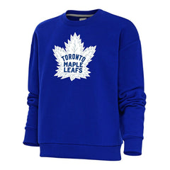 Toronto Maple Leafs Antigua Women's Special Edition 2.0 Victory Crewneck Pullover Sweatshirt Royal