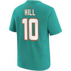 Tyreek Hill Miami Dolphins Youth Player Name & Number T-Shirt - Aqua | Nike outlet