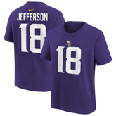 Justin Jefferson Minnesota Vikings Youth Player Name & Number T-Shirt - Purple | Nike cheap