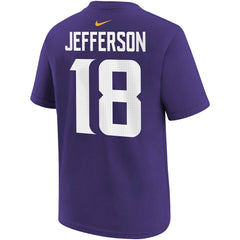 Justin Jefferson Minnesota Vikings Youth Player Name & Number T-Shirt - Purple | Nike cheap