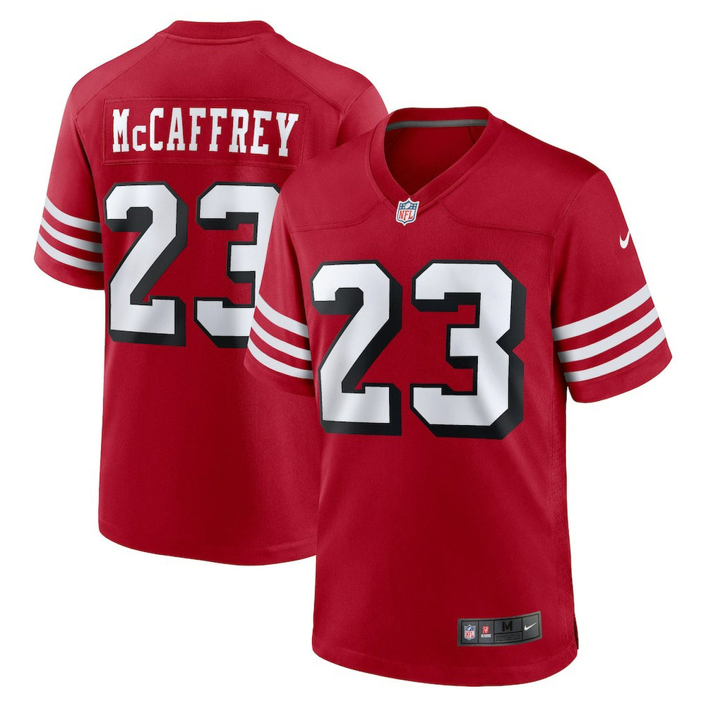 Christian McCaffrey San Francisco 49ers Alternate Game Player Jersey - Scarlet | Nike online