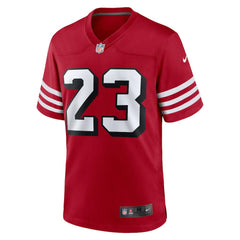 Christian McCaffrey San Francisco 49ers Alternate Game Player Jersey - Scarlet | Nike online