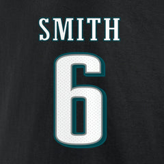 DeVonta Smith Philadelphia Eagles Icon Player Name & Number T-Shirt - Black cheap