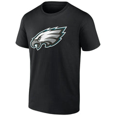 Jalen Hurts Philadelphia Eagles Icon Player Name & Number T-Shirt - Black on sale