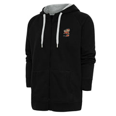 Cleveland Browns Antigua Team Logo Victory Full-Zip Hoodie - Black on sale