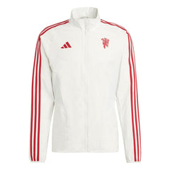 Manchester United 2023/24 Anthem Full-Zip Jacket - White | Adidas shop