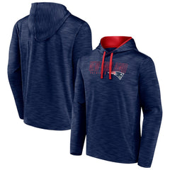 New England Patriots Hook and Ladder Pullover Hoodie - Heather Navy outlet