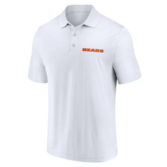 Chicago Bears Lockup Two-Pack Polo Set - White/Navy for sale