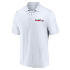 Tampa Bay Buccaneers Lockup Two-Pack Polo Set - White/Red for sale
