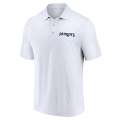 New England Patriots Lockup Two-Pack Polo Set - White/Navy outlet