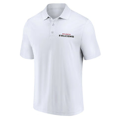 Atlanta Falcons Lockup Two-Pack Polo Set - White/Black cheap