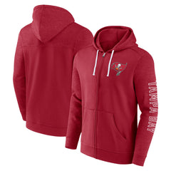 Tampa Bay Buccaneers Offensive Lineup Hoodie Full-Zip Hoodie - Red on sale