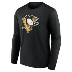 Pittsburgh Penguins Primary Logo Team Long Sleeve T-Shirt Black