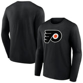 Philadelphia Flyers Primary Logo Team Long Sleeve T-Shirt Black