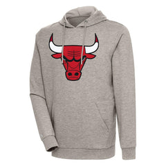 Chicago Bulls Antigua Action Pullover Hoodie sale - Oatmeal on sale