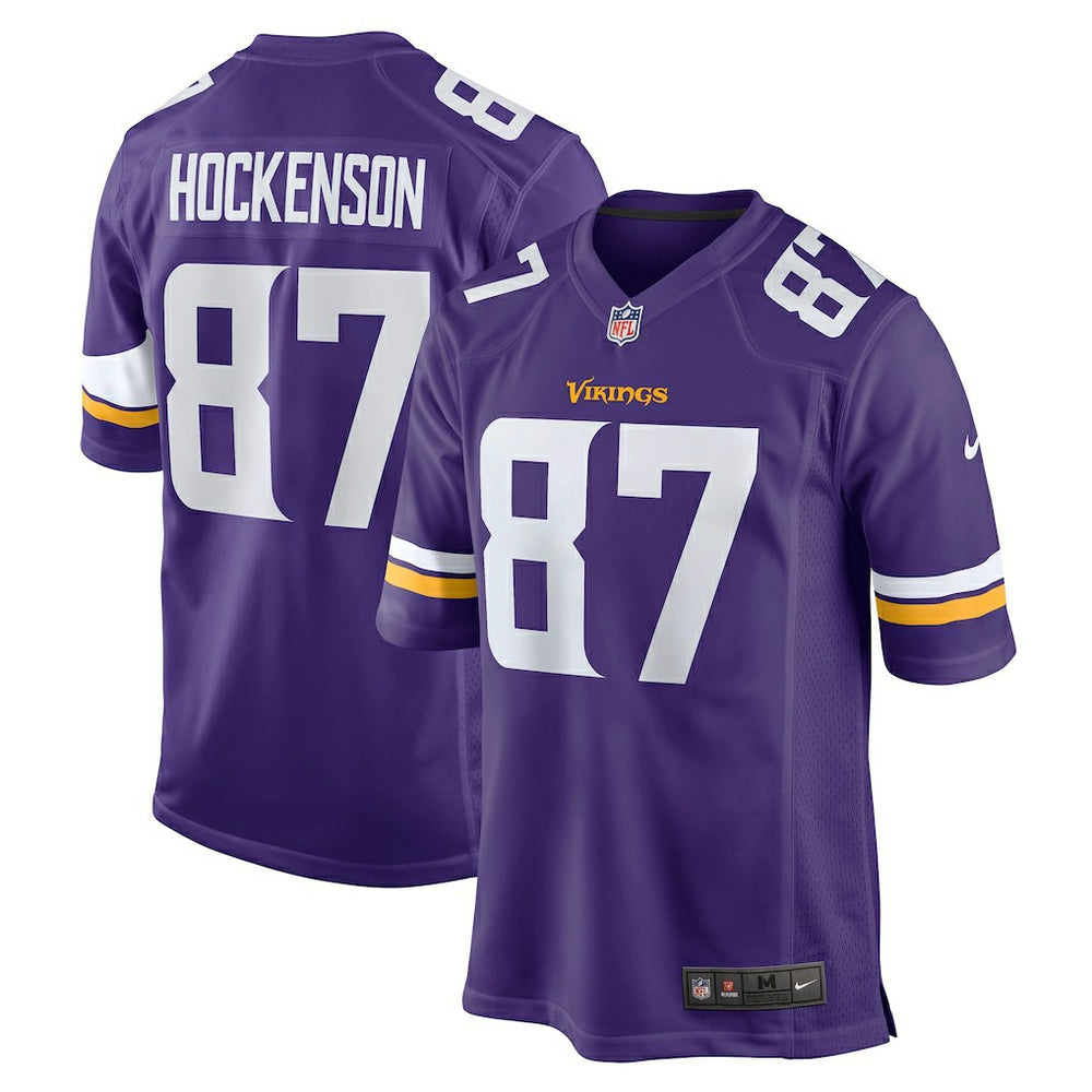 T.J. Hockenson Minnesota Vikings Game Player Jersey - Purple | Nike sale