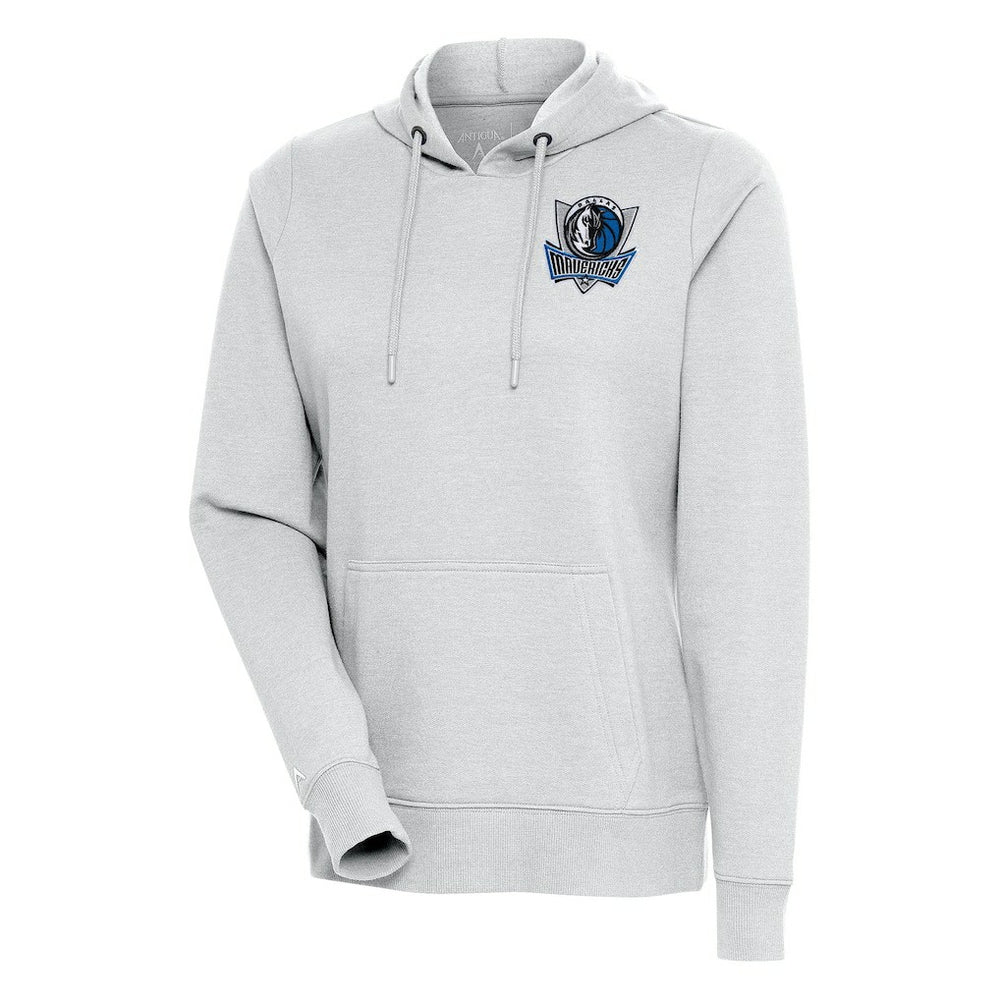 Dallas Mavericks Antigua Women's Action Pullover Hoodie sale - Heather Gray discount
