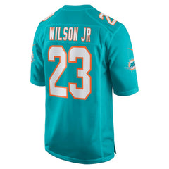 Jeff Wilson Jr. Miami Dolphins Game Player Jersey - Aqua | Nike sale