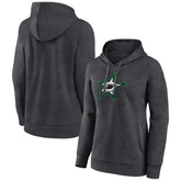 Dallas Stars Women's Primary Logo Pullover Hoodie Charcoal