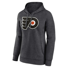 Philadelphia Flyers Women's Primary Logo Pullover Hoodie Charcoal