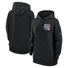 New Orleans Saints Women's 2023 NFL Crucial Catch Club Pullover Hoodie - Black | Nike outlet