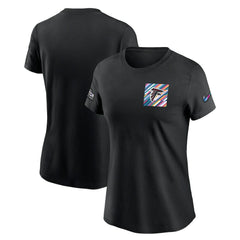 Atlanta Falcons Women's Crucial Catch Sideline Tri-Blend T-Shirt - Black | Nike sale