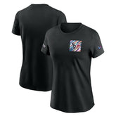 Houston Texans Women's Crucial Catch Sideline Tri-Blend T-Shirt - Black | Nike outlet