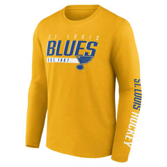St. Louis Blues Fanatics Bottle Rocket T-Shirt Combo Pack Gold/Blue