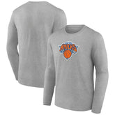 New York Knicks Primary Team Logo Long Sleeve T-Shirt - Gray shop