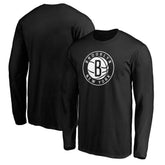 Brooklyn Nets Primary Team Logo Long Sleeve T-Shirt - Black for sale