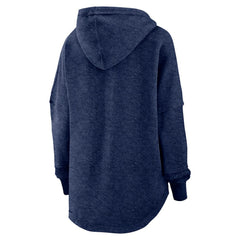 Boston Red Sox Women's Luxe Pullover Hoodie - Heather Navy