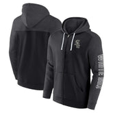 Chicago White Sox Offensive Line Up Lightweight Full-Zip Hoodie - Black
