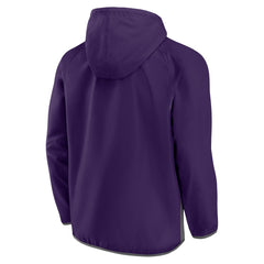 Phoenix Suns Anorak Flagrant Foul Color-Block Raglan Hoodie Half-Zip Jacket - Purple/Gray | Fanatics on sale