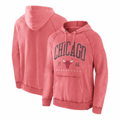Chicago Bulls Foul Trouble Snow Wash Raglan Pullover Hoodie - Heather Red | Fanatics online