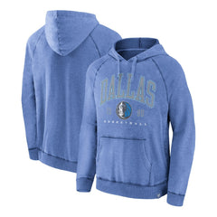 Dallas Mavericks Foul Trouble Snow Wash Raglan Pullover Hoodie sale - Heather Blue | Fanatics outlet