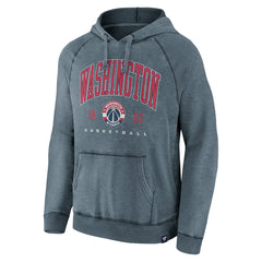 Washington Wizards Foul Trouble Snow Wash Raglan Pullover Hoodie - Heather Navy | Fanatics online
