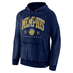 Memphis Grizzlies Foul Trouble Snow Wash Raglan Pullover Hoodie - Heather Navy | Fanatics on sale