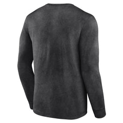 Miami Heat Front Court Press Snow Wash Long Sleeve T-Shirt - Heather Charcoal | Fanatics shop