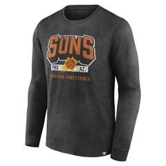 Phoenix Suns Front Court Press Snow Wash Long Sleeve T-Shirt - Heather Charcoal | Fanatics on sale