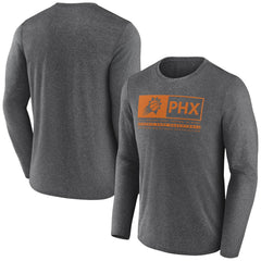 Phoenix Suns Three-Point Play T-Shirt - Heather Charcoal | Fanatics for sale