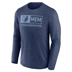 Memphis Grizzlies Three-Point Play T-Shirt - Heather Navy | Fanatics outlet